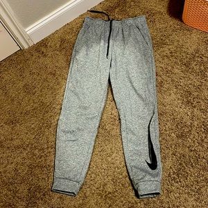 Grey Nike Sweat/Track Pants Therma-Fit